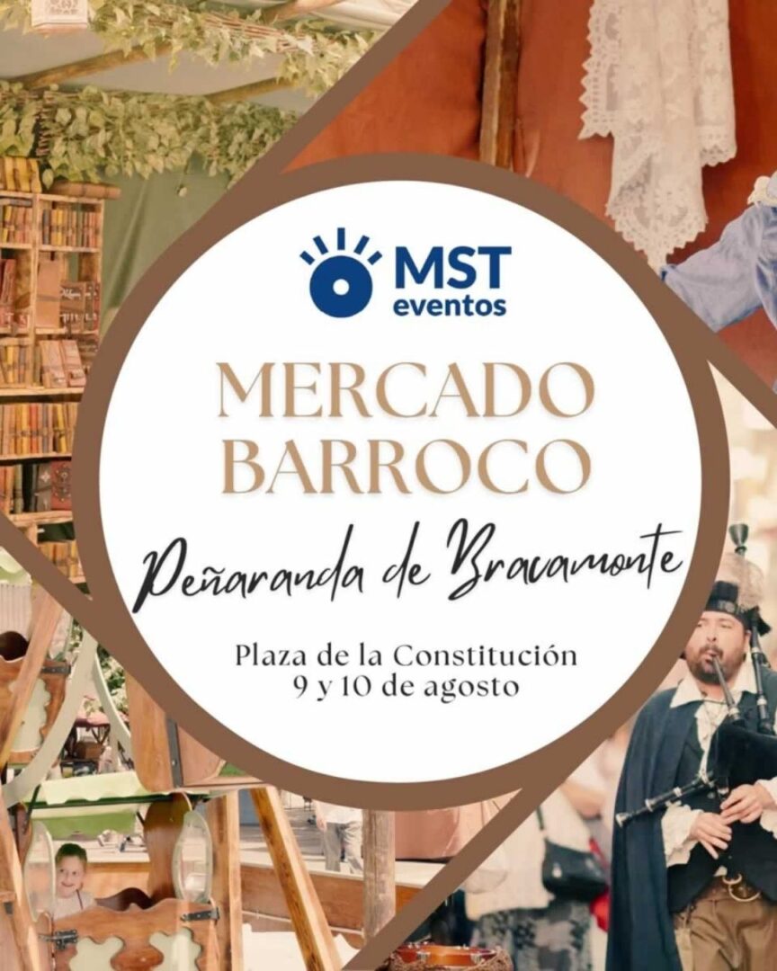 Mercado Barroco en Peñaranda de Bracamonte (Salamanca) 9 al 10 de Agosto 2025
