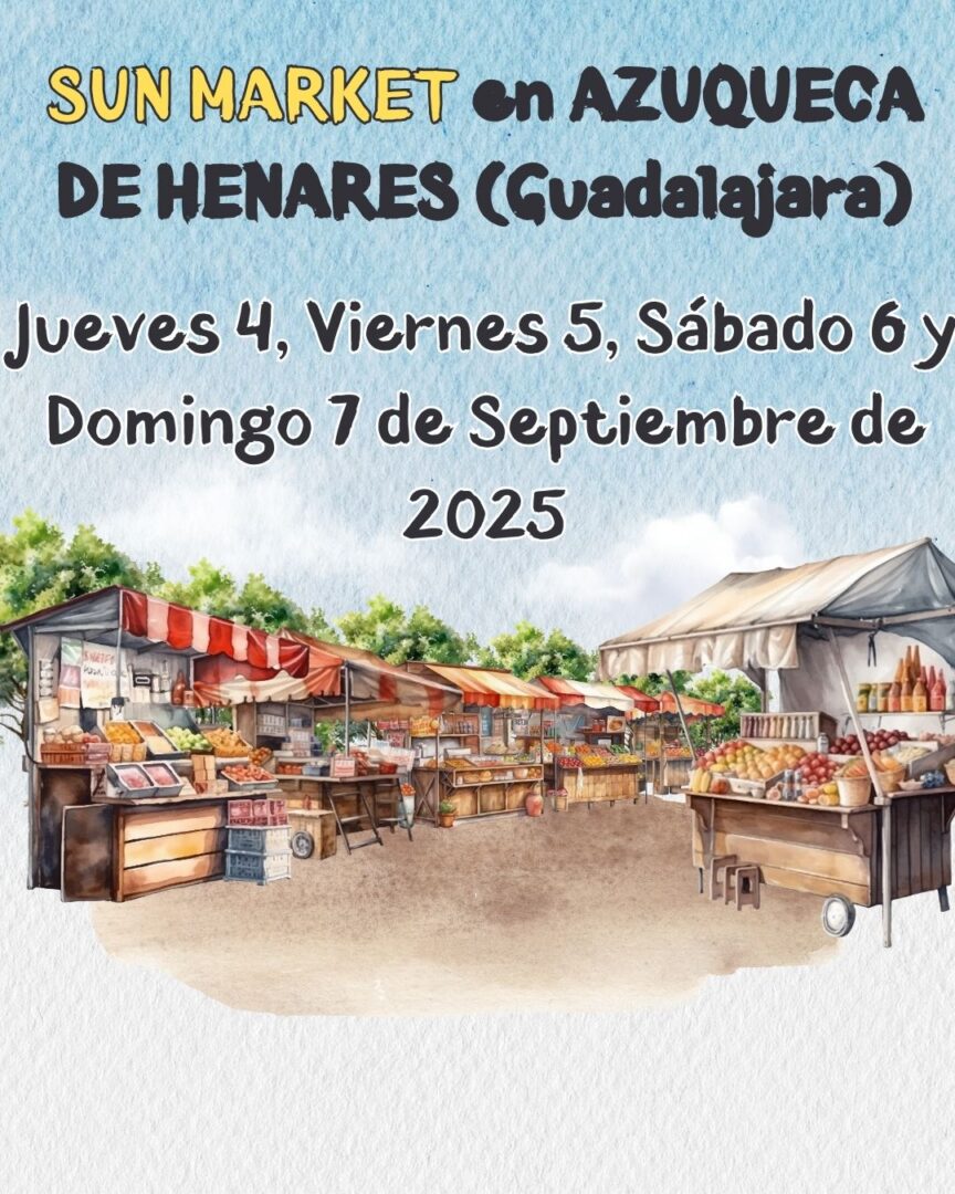 Sun Market en Azuqueca de Henares (Guadalajara) 4 al 7 de Septiembre 2025