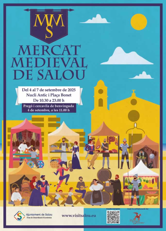 Mercado Medieval de Salou (Tarragona) 4 al 7 de Septiembre 2025