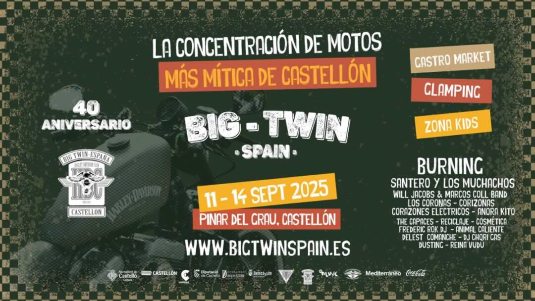 Mercado Steampunk – Big Twin Spain en el Pinar del Grau (Castellón) 11 al 14 de Septiembre 2025