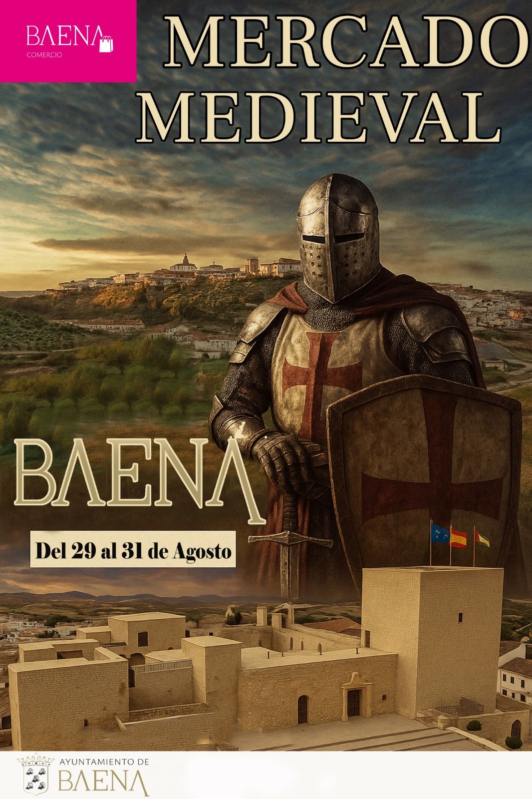 Mercado Medieval de Baena (Córdoba) 29 al 31 de Agosto 2025