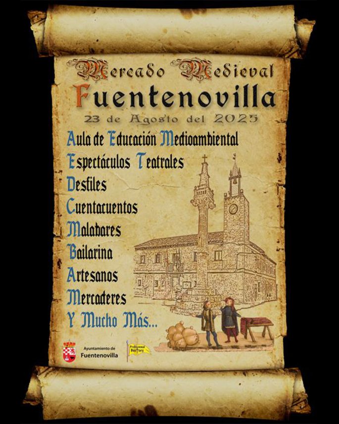 Mercado Medieval de Fuentenovilla (Guadalajara) 23 de Agosto 2025