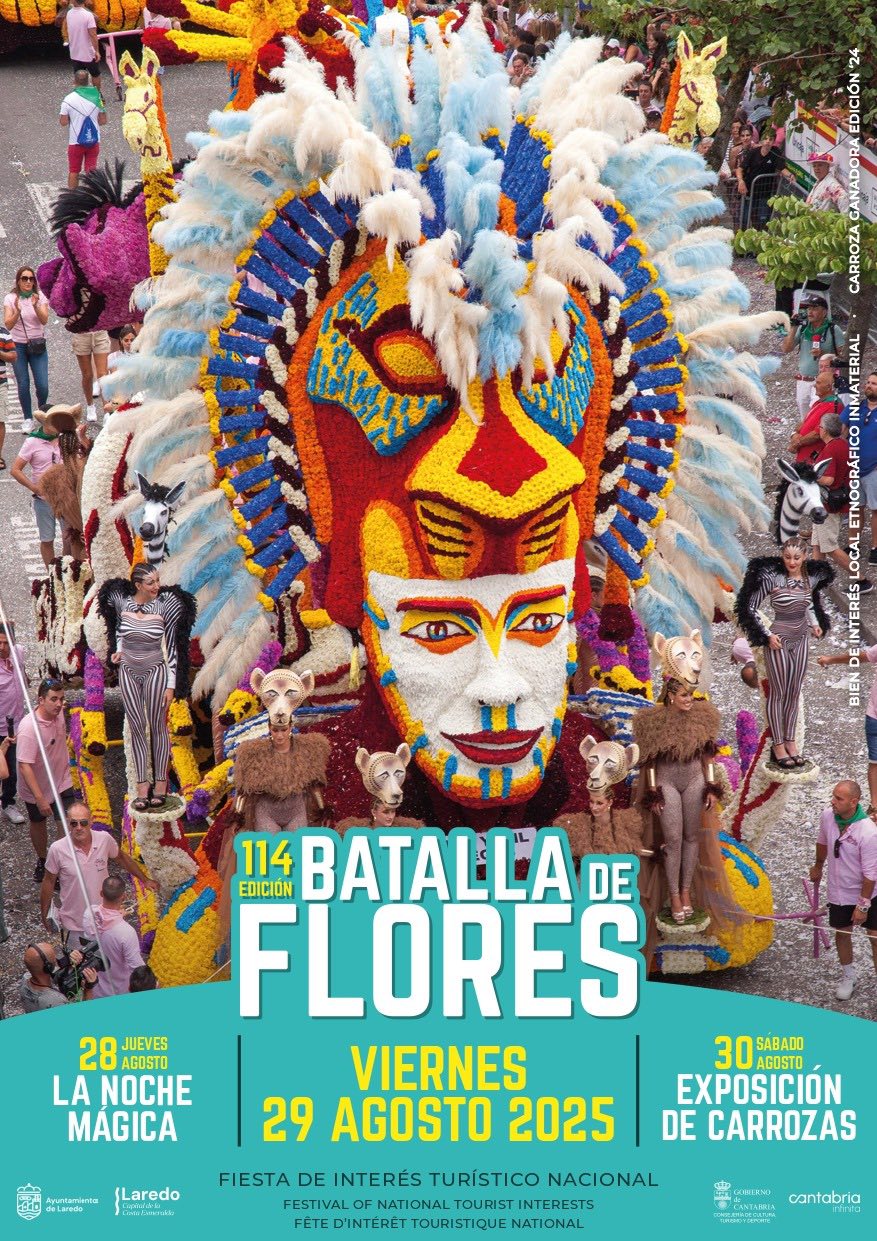 Mercado Artesanal de las Flores de Laredo (Cantabria) 25 al 31 de Agosto 2025