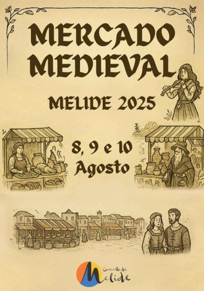 Mercado Medieval de Melide (A Coruña) 8 al 10 de Agosto 2025