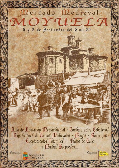 Mercado Medieval de Moyuela (Zaragoza) 06 y 07 de Septiembre 2025