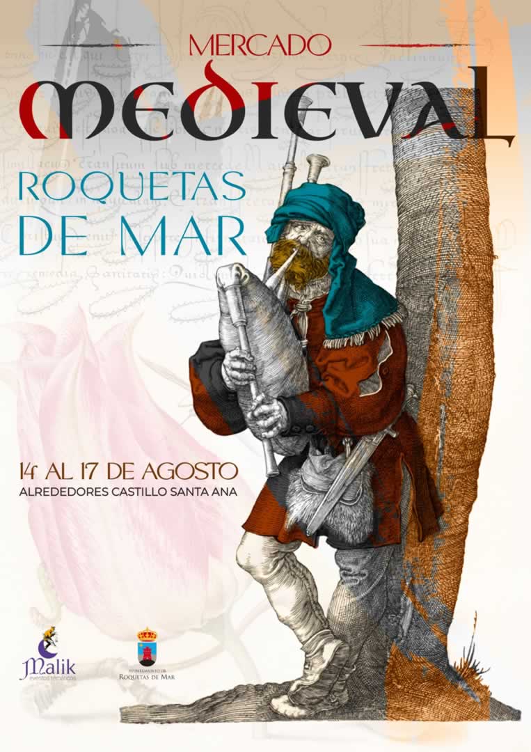 Mercado Medieval de Roquetas de Mar (Almería) 14 al 17 de Agosto 2025