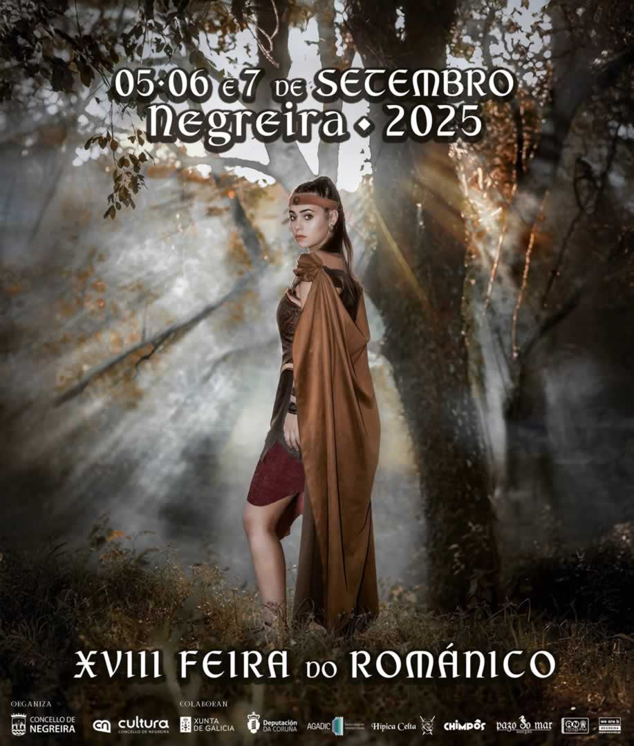 Mercado Medieval - XVIII Feira do Románico en Negreira (A Coruña) 5 al 7 de Septiembre 2025