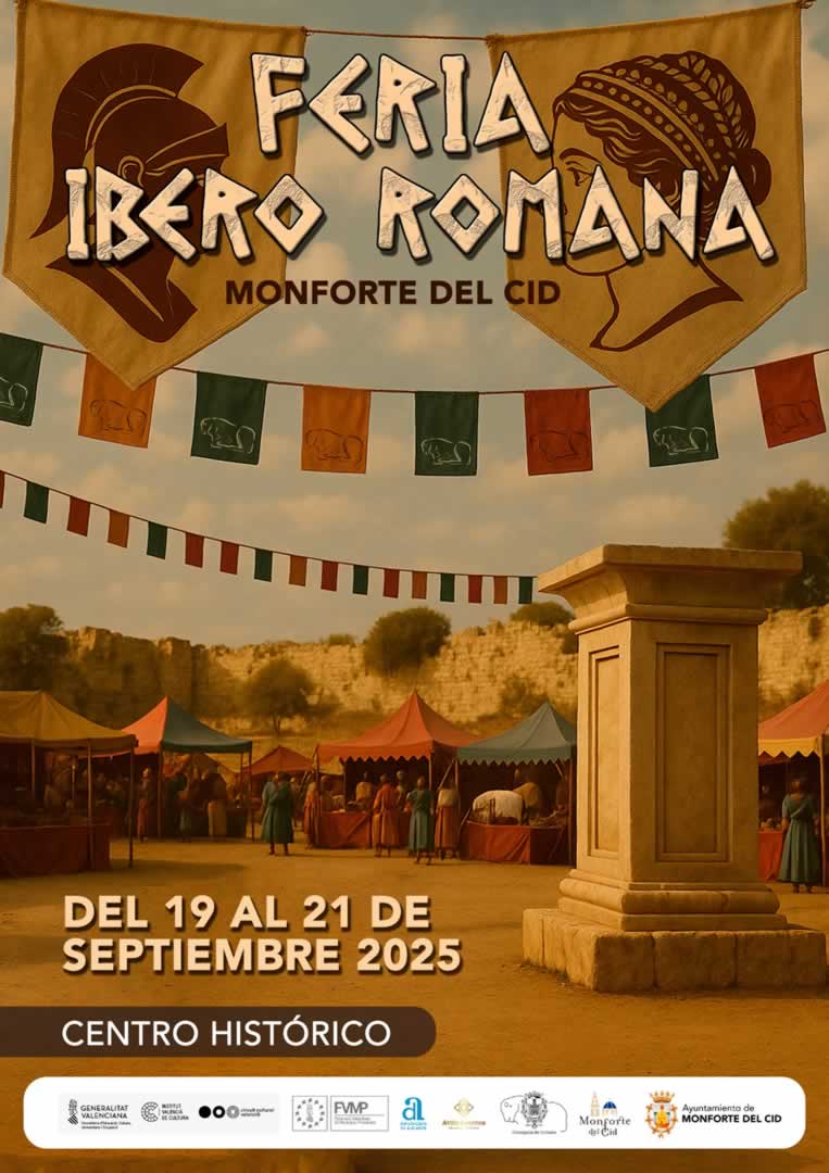 Mercado Ibero Romano de Monforte del Cid (Alicante) 19 al 21 de Septiembre 2025