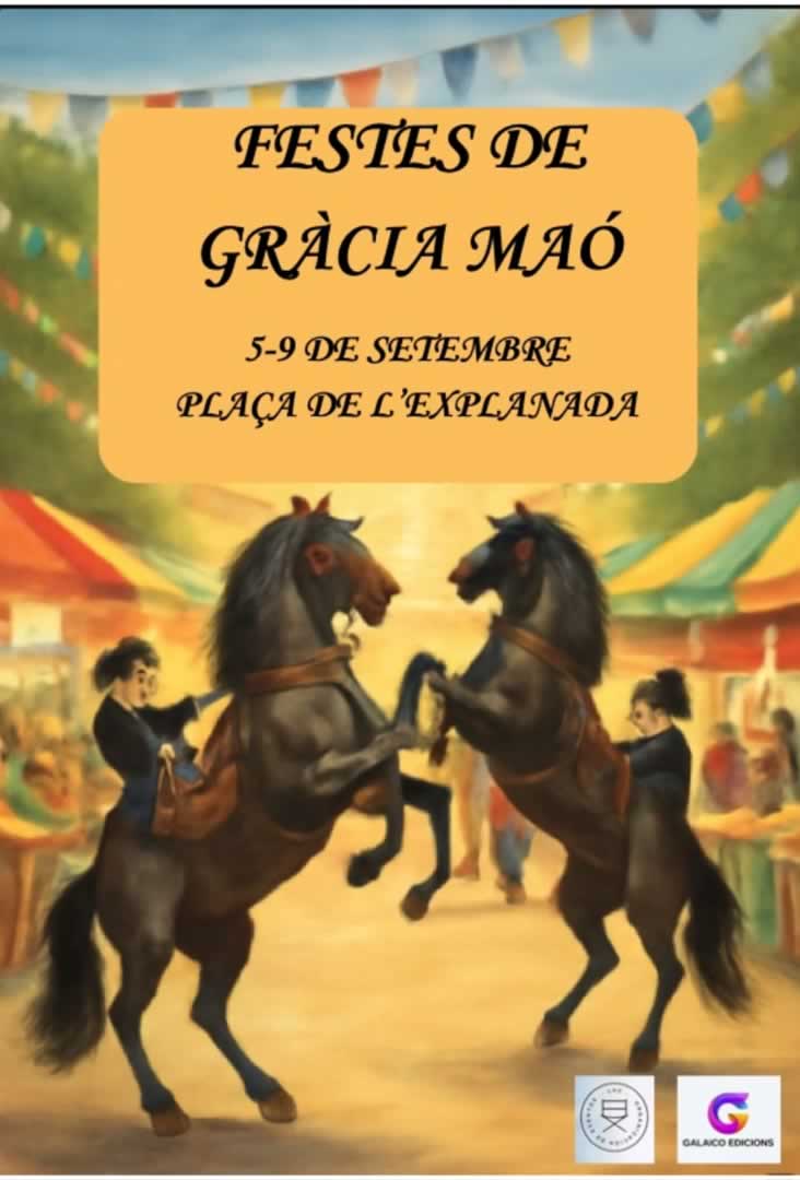 Feria de las Fiestas de la Mare de Déu de Gràcia en Maó (Menorca) 5 al 9 de Septiembre 2025