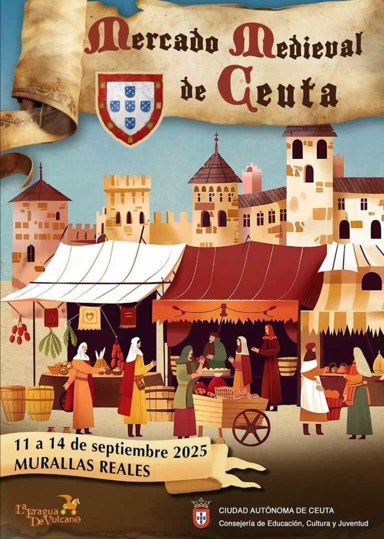 Mercado Medieval de Ceuta 11 al 14 de Septiembre 2025