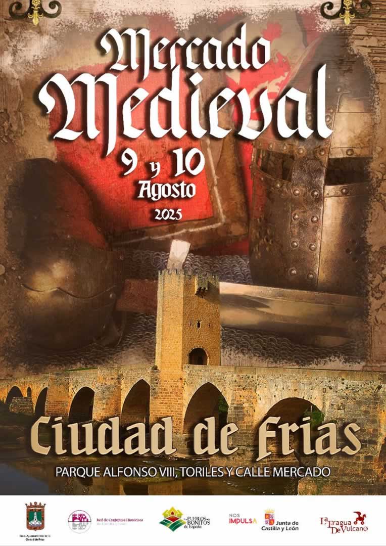 Mercado Medieval de Frías (Burgos) 9 al 10 de Agosto 2025