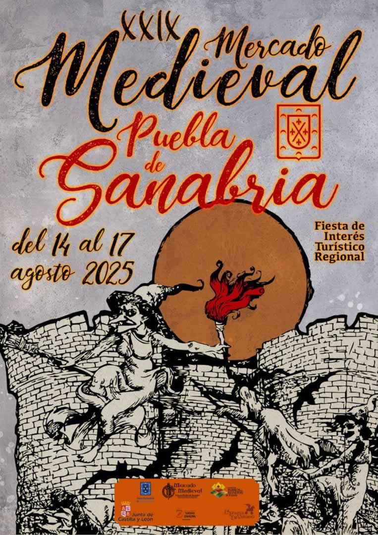 Mercado Medieval de Puebla de Sanabria (Zamora) 14 al 17 de Agosto 2025