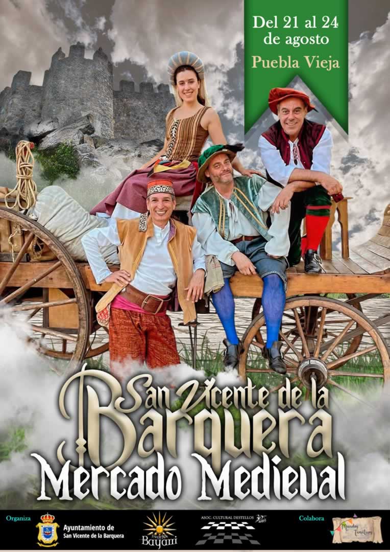 Mercado Medieval en San Vicente de la Barquera (Cantabria) 21 al 24 de Agosto 2025