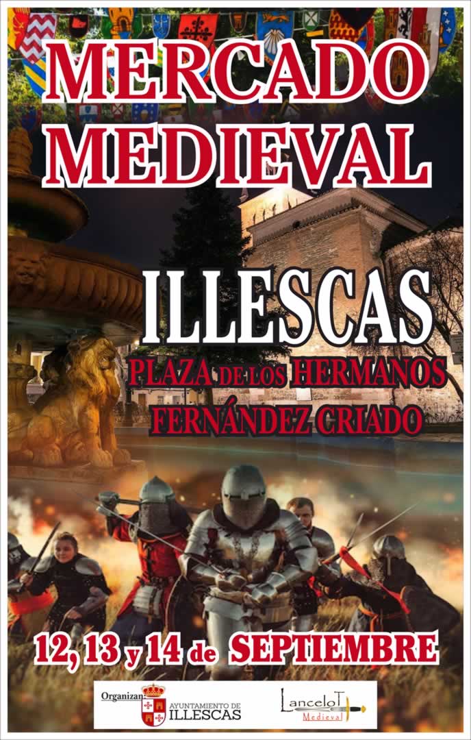 Gran Mercado Medieval de Illescas (Toledo) 12 al 14 de Septiembre 2025