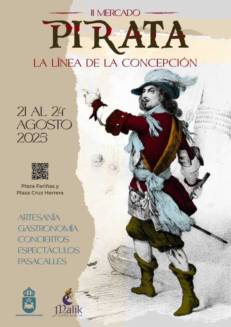 II Mercado Pirata de La Línea de la Concepción (Cádiz) 21 al 24 de Agosto 2025