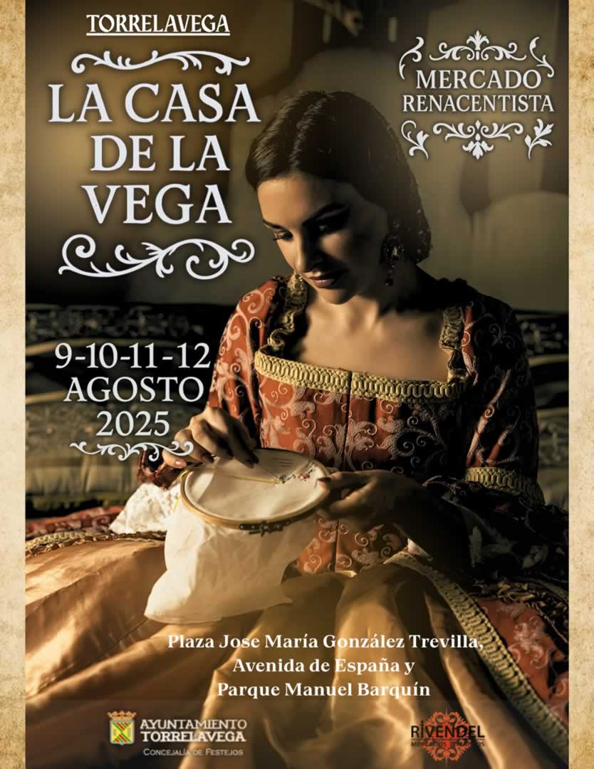 Mercado Renacentista de Torrelavega (Cantabria) 9 al 12 de Agosto 2025