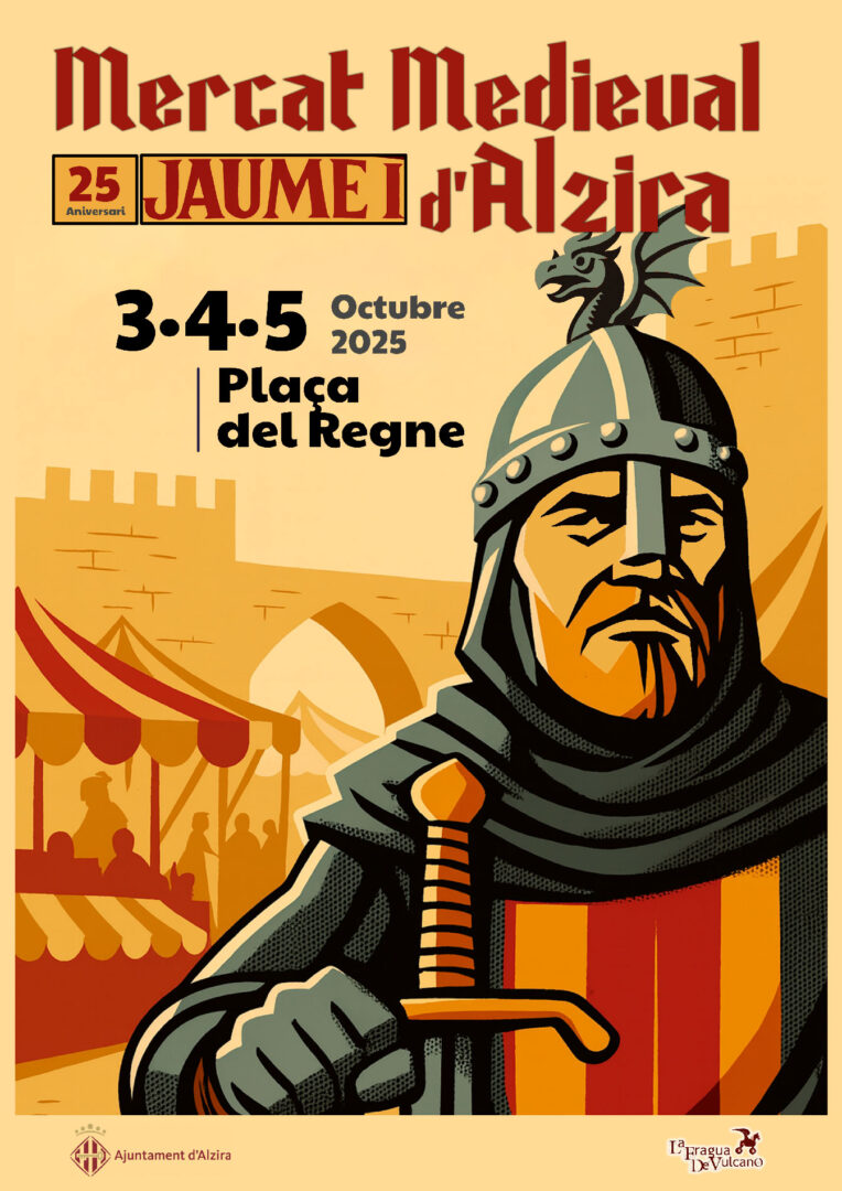 Mercado Medieval de Alzira (Valencia) 3 al 5 de Octubre 2025