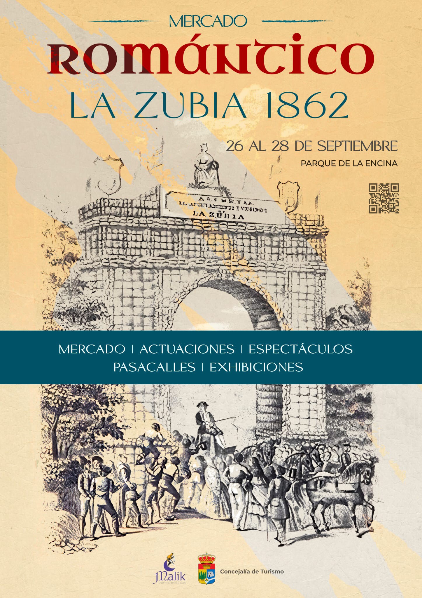 Mercado Romanticista de La Zubia (Granada) 26 al 28 de Septiembre 2025