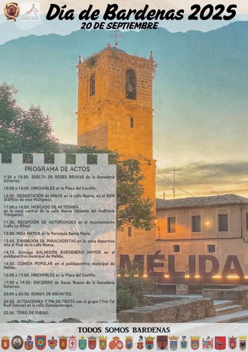 Mercado Tradicional del Día de Bardenas en Mélida (Navarra) 20 de Septiembre 2025