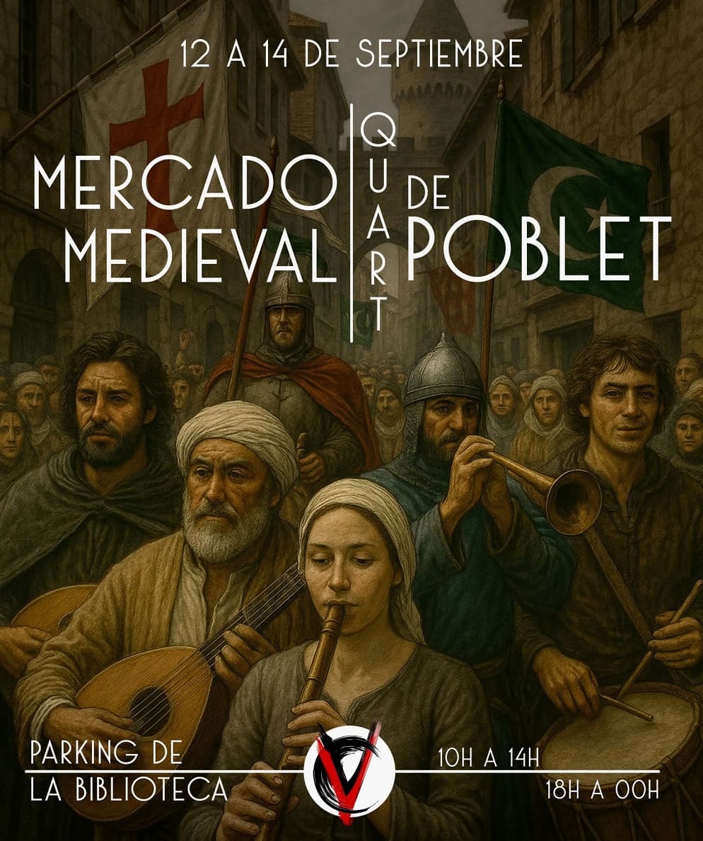 Mercado Medieval de Quart de Poblet (Valencia) 12 al 14 de Septiembre 2025