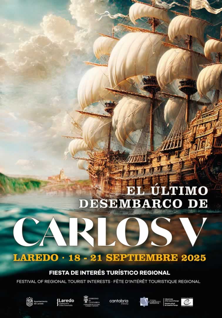 Mercado Renacentista "El Último Desembarco de Carlos V" en Laredo (Cantabria) 18 al 21 de Septiembre 2025