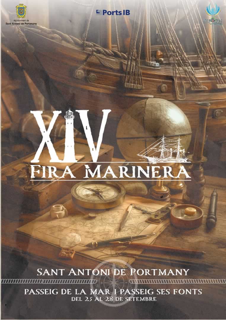 XIV Fira Marinera en Sant Antoni de Portmany (Ibiza) 25 al 28 de Septiembre 2025