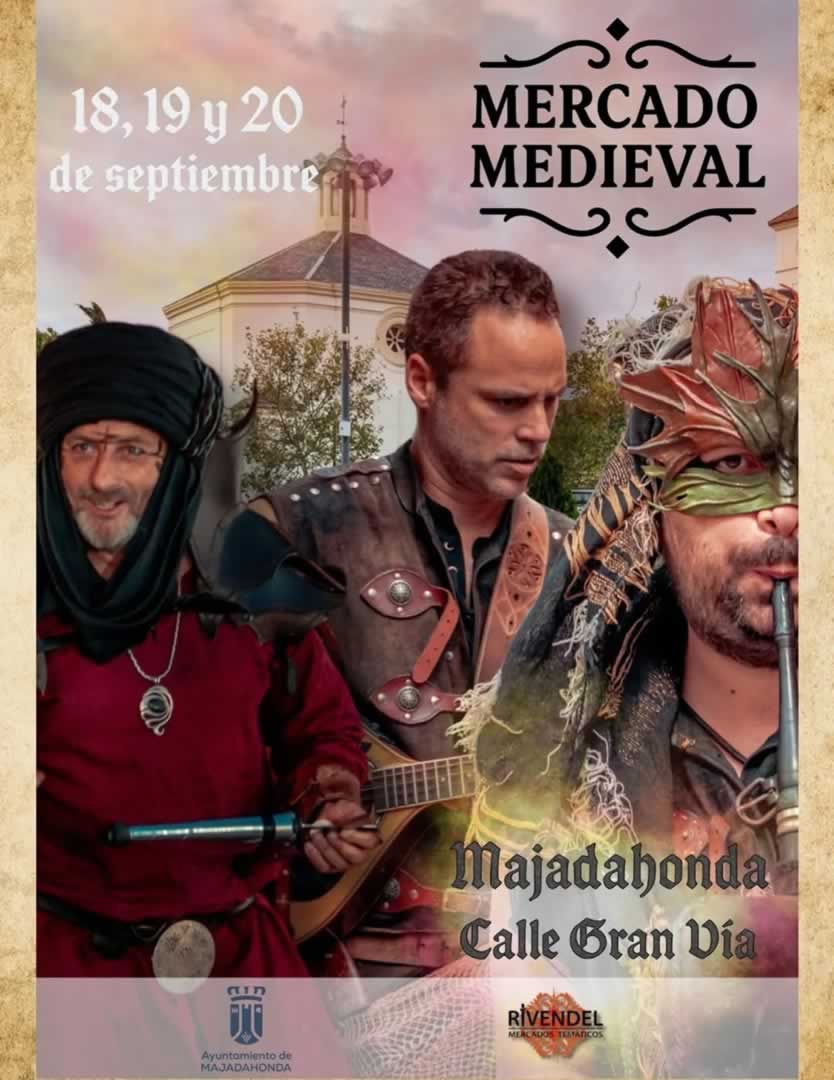 Mercado Medieval de Majadahonda (Madrid) 18 al 20 de Septiembre 2025