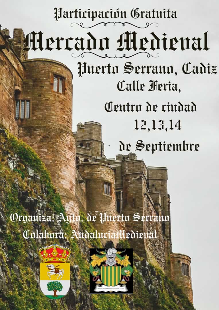 Mercado Medieval de Puerto Serrano (Cádiz) 12 al 14 de Septiembre 2025