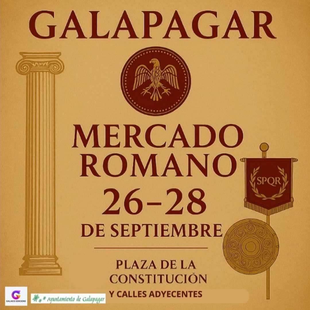 Mercado Romano de Galapagar (Madrid) 26 al 28 de Septiembre 2025