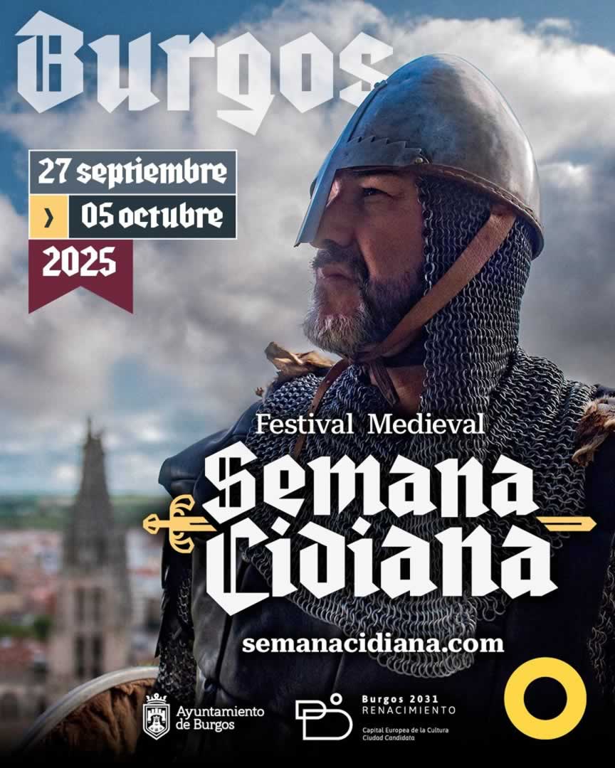 Mercado Medieval de Burgos "Semana Cidiana 2025" 2 al 5 de Octubre 2025