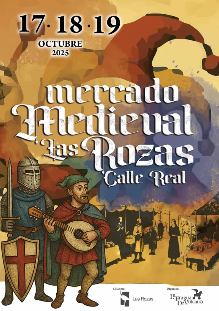 Mercado Medieval de Las Rozas (Madrid) 17 al 19 de Octubre 2025
