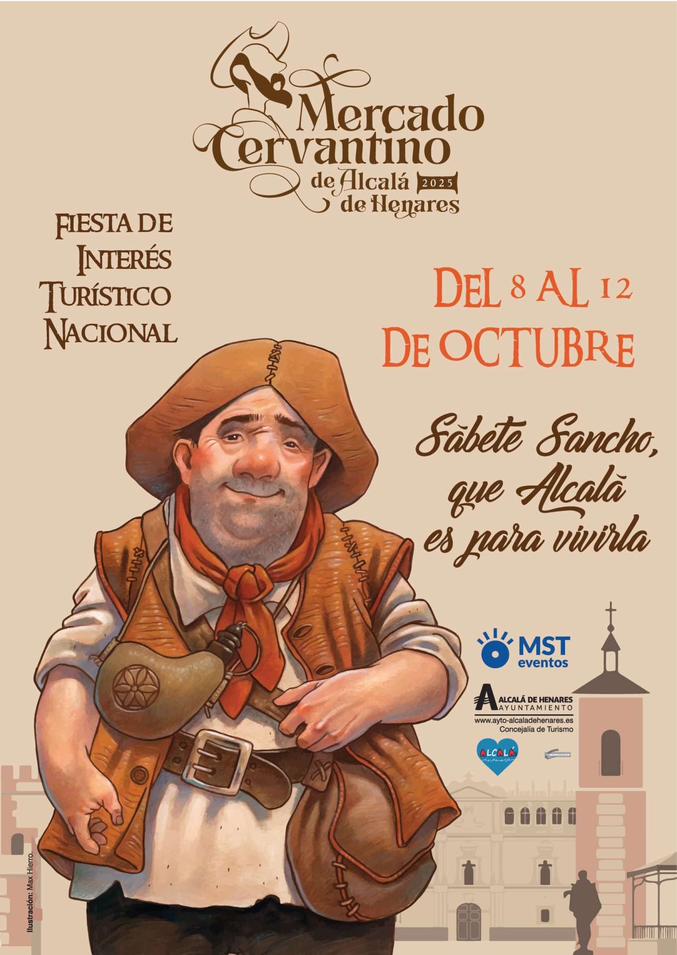 Mercado Cervantino en Alcalá de Henares (Madrid) 08 al 12 de Octubre del 2025