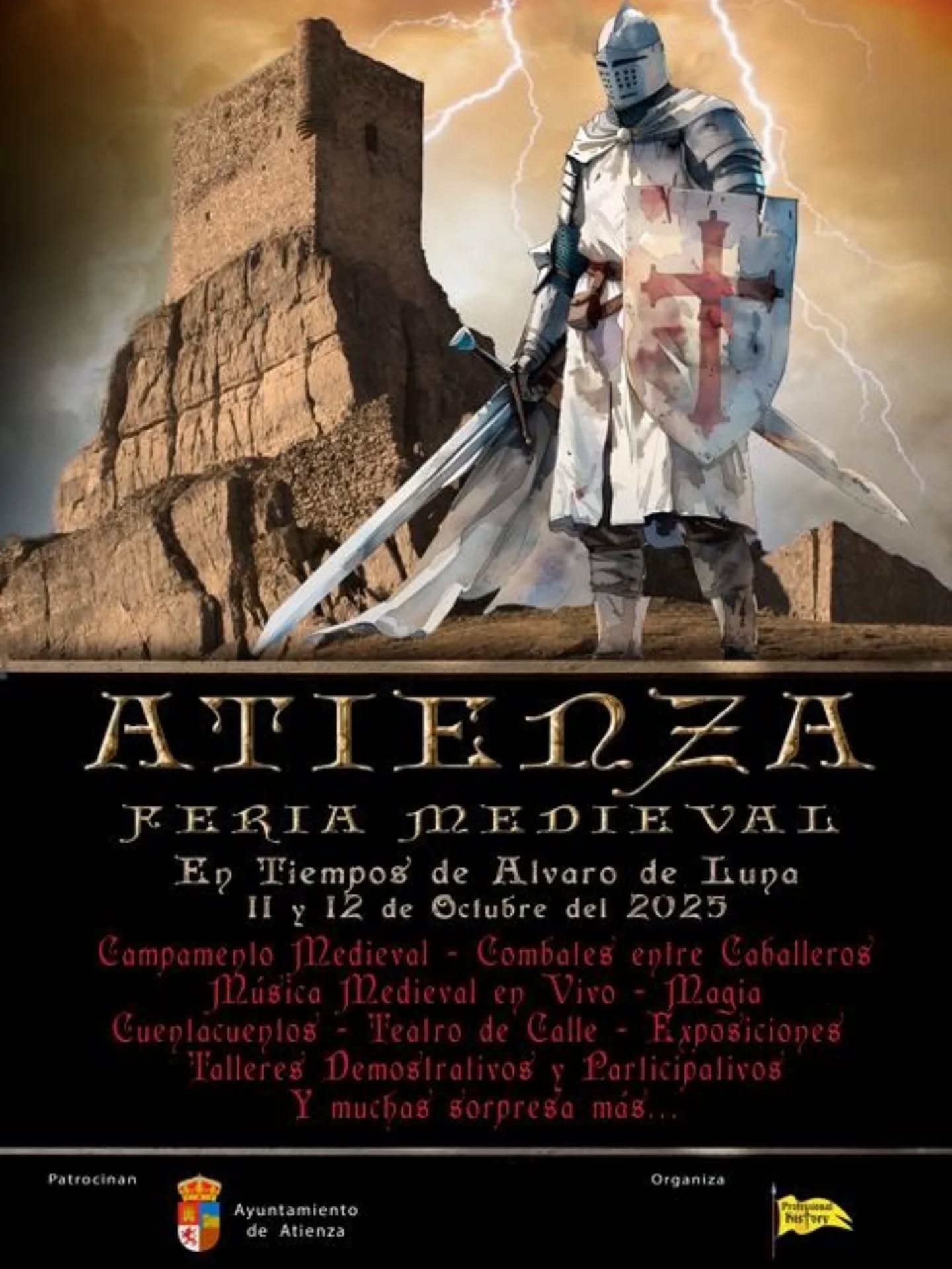 Mercado Medieval de Atienza (Guadalajara) 11 y 12 de Octubre 2025