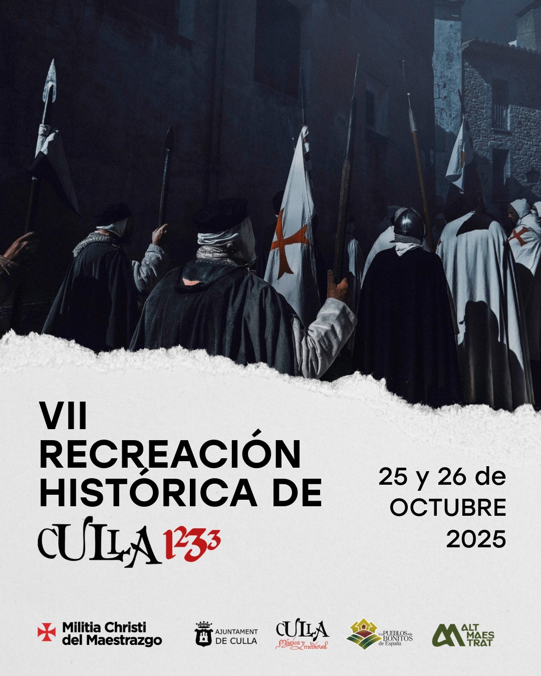 VII Recreación Histórica 1233 de Culla (Castellón) 25 al 26 de Octubre del 2025