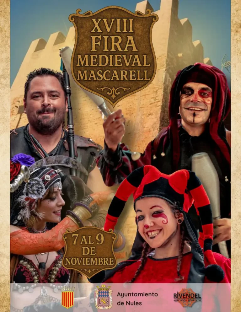 Mercado Medieval de Mascarell (Castellón) 7 al 9 de Noviembre 2025