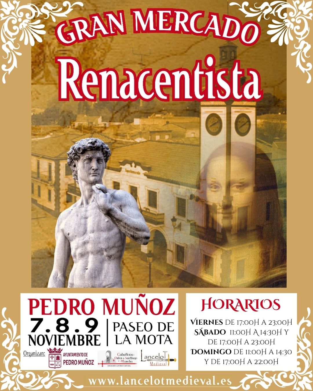Mercado Renacentista de Pedro Muñoz (Ciudad Real) 7 al 9 de Noviembre 2025