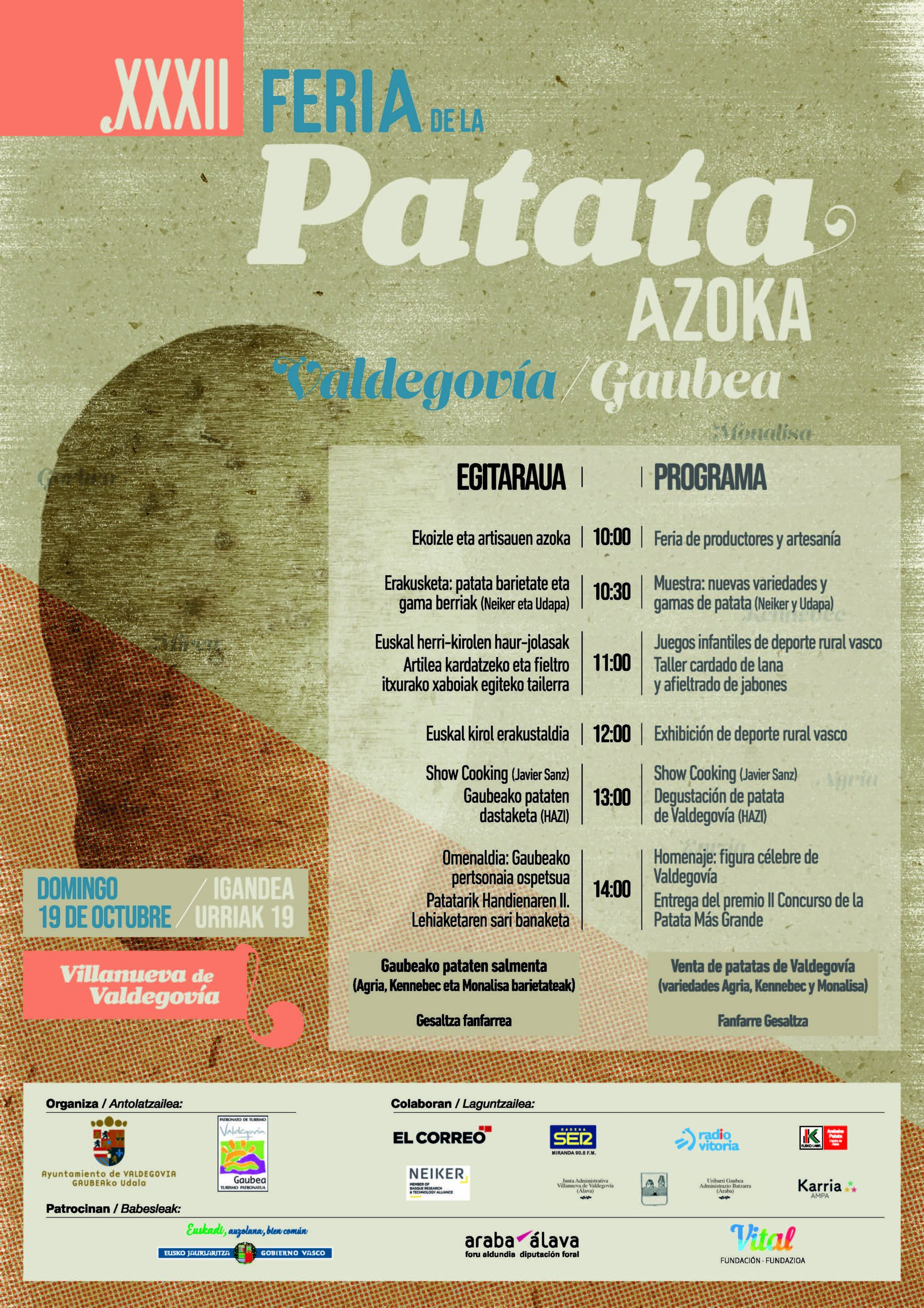 XXXII Feria de la Patata de Valdegovía (Álava) 19 de Octubre 2025