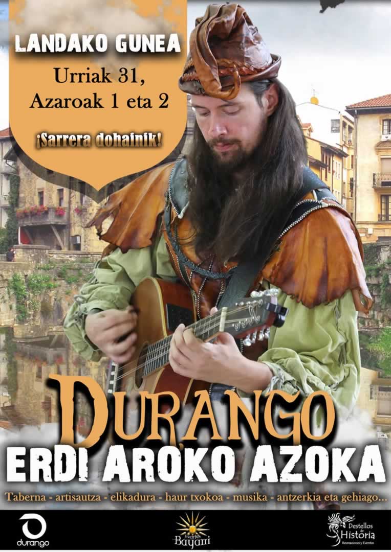 Mercado Medieval de Durango (Vizcaya) 31 de Octubre al 2 de Noviembre 2025