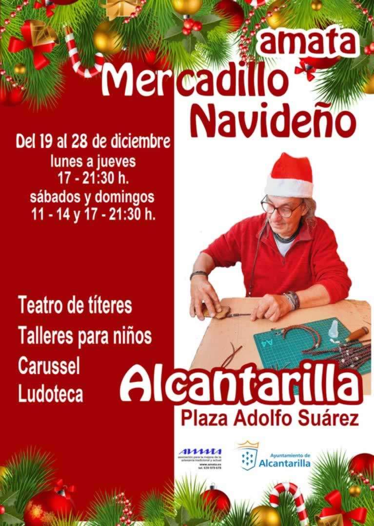 Mercadillo Navideño con Artesanía de Autor® en Alcantarilla (Murcia) 19 al 28 de Diciembre 2025