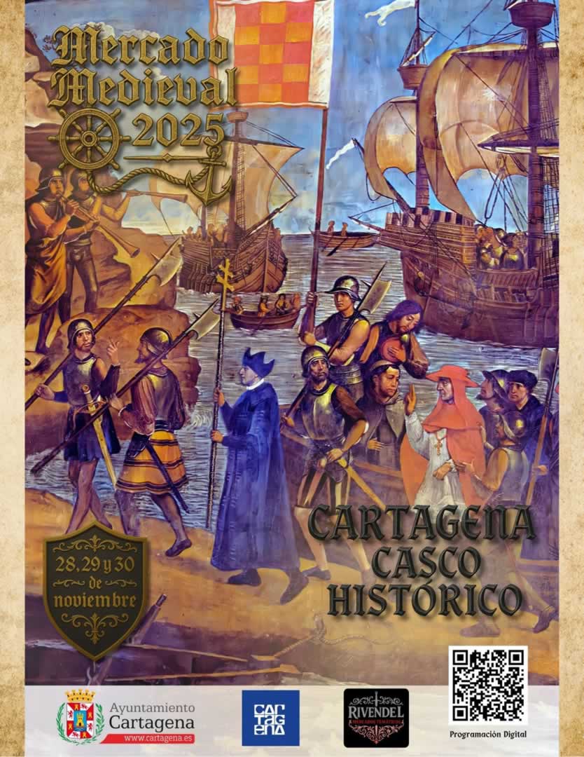 Mercado Medieval de Cartagena (Murcia) 28 al 30 de Noviembre 2025