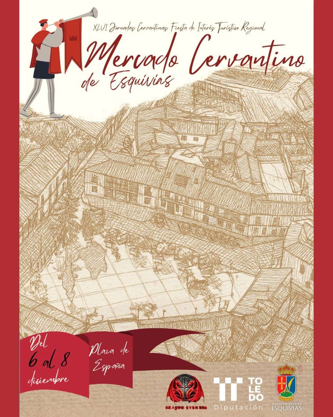 Mercado Cervantino en Esquivias (Toledo) 6 al 8 de Diciembre 2025