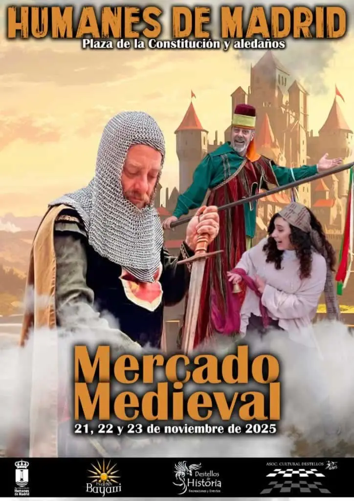 Mercado Medieval de Humanes de Madrid (Madrid) 21 al 23 de Noviembre 2025