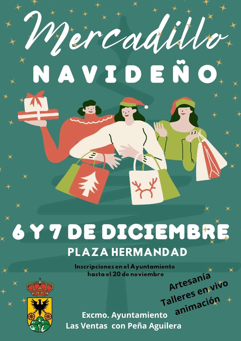 Mercado Navideño de Las Ventas con Peña Aguilera (Toledo) 6 al 7 de Diciembre 2025