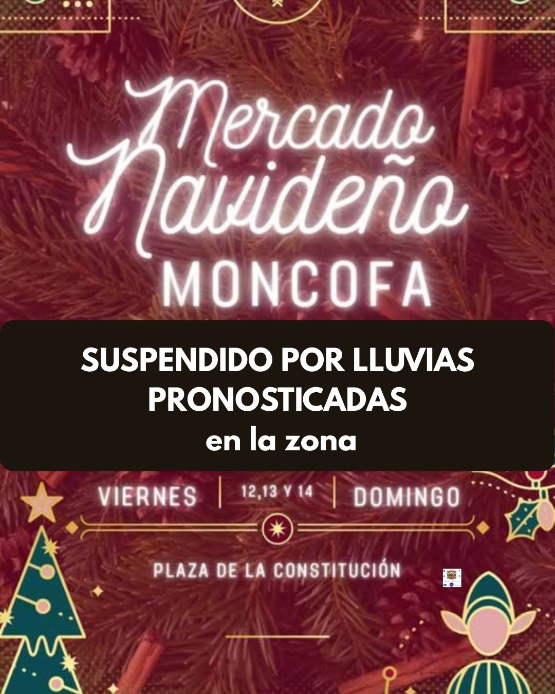 SUSPENDIDO - Mercado Navideño de Moncofa (Castellón) 12 al 14 de Diciembre 2025