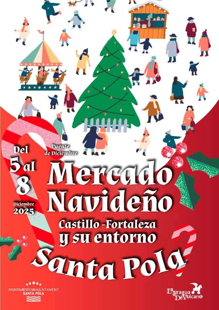 Mercado Navideño de Santa Pola (Alicante) 5 al 8 de Diciembre 2025