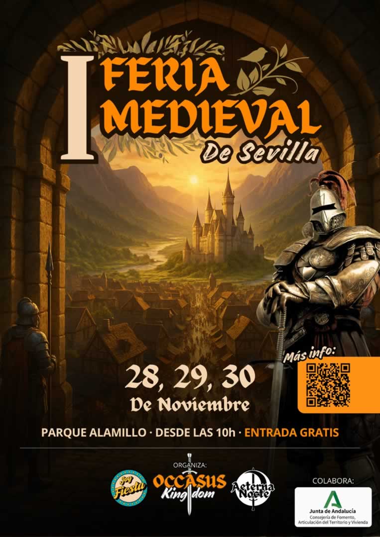Feria Medieval “Occasus Alamillo” en Sevilla Capital 28 al 30 de Noviembre 2025