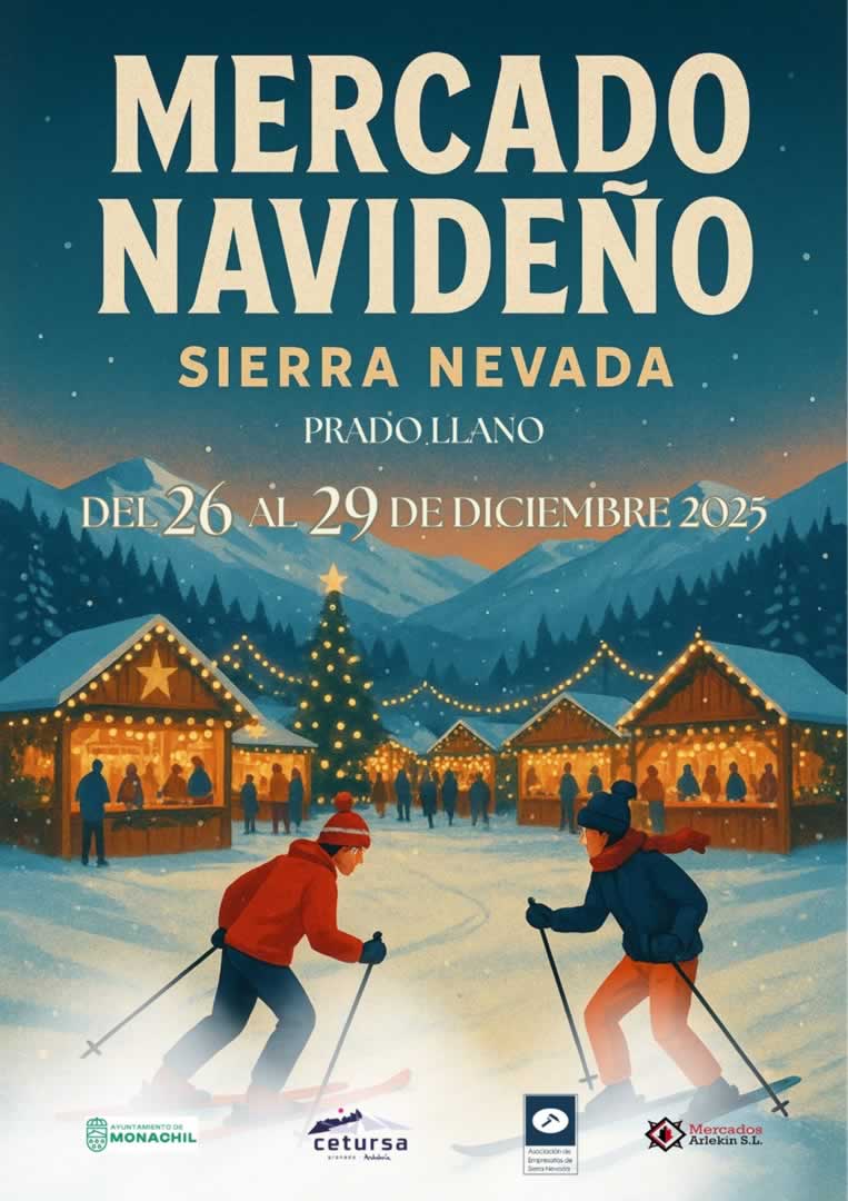 Mercado de Navidad en Sierra Nevada (Granada) 26 al 29 de Diciembre 2025