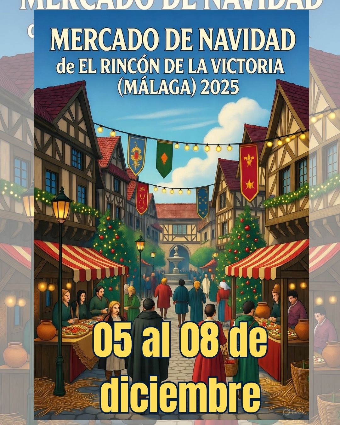 Mercado de Navidad en Rincón de la Victoria (Málaga) 5 al 8 de Diciembre 2025