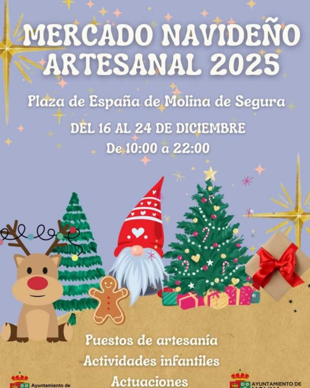 Mercado Artesanal de Molina de Segura (Murcia) 16 al 24 de Diciembre 2025