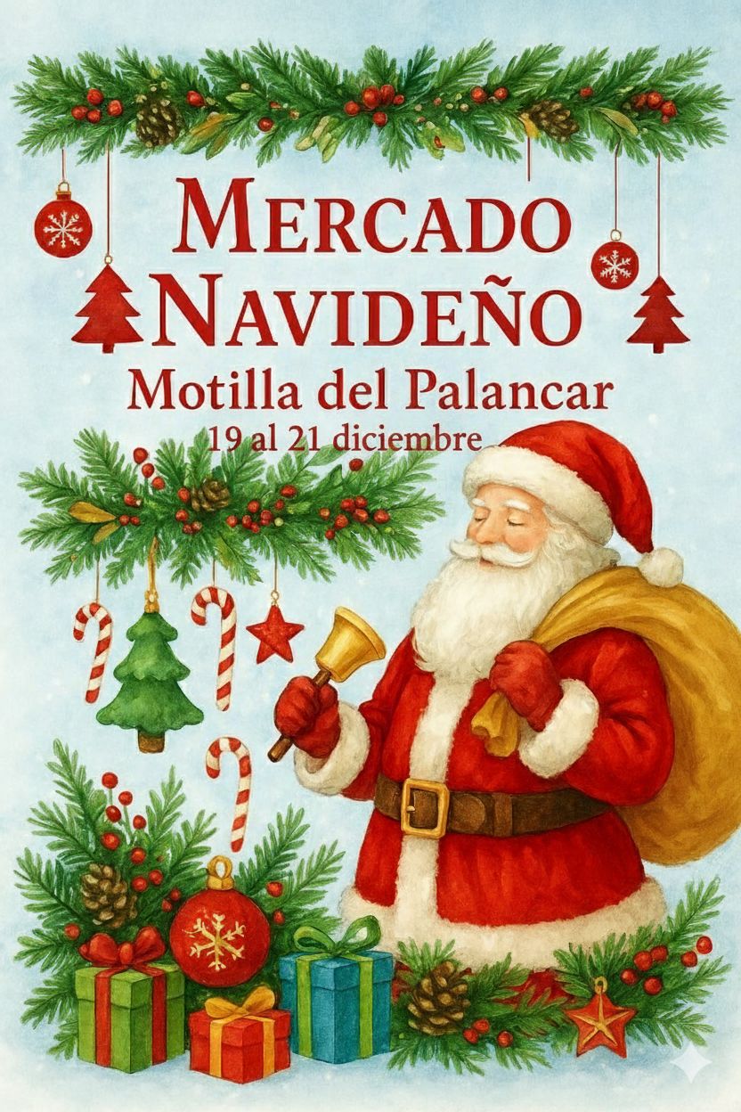 Mercado Navideño de Motilla del Palancar (Cuenca) 19 al 21 de Diciembre 2025
